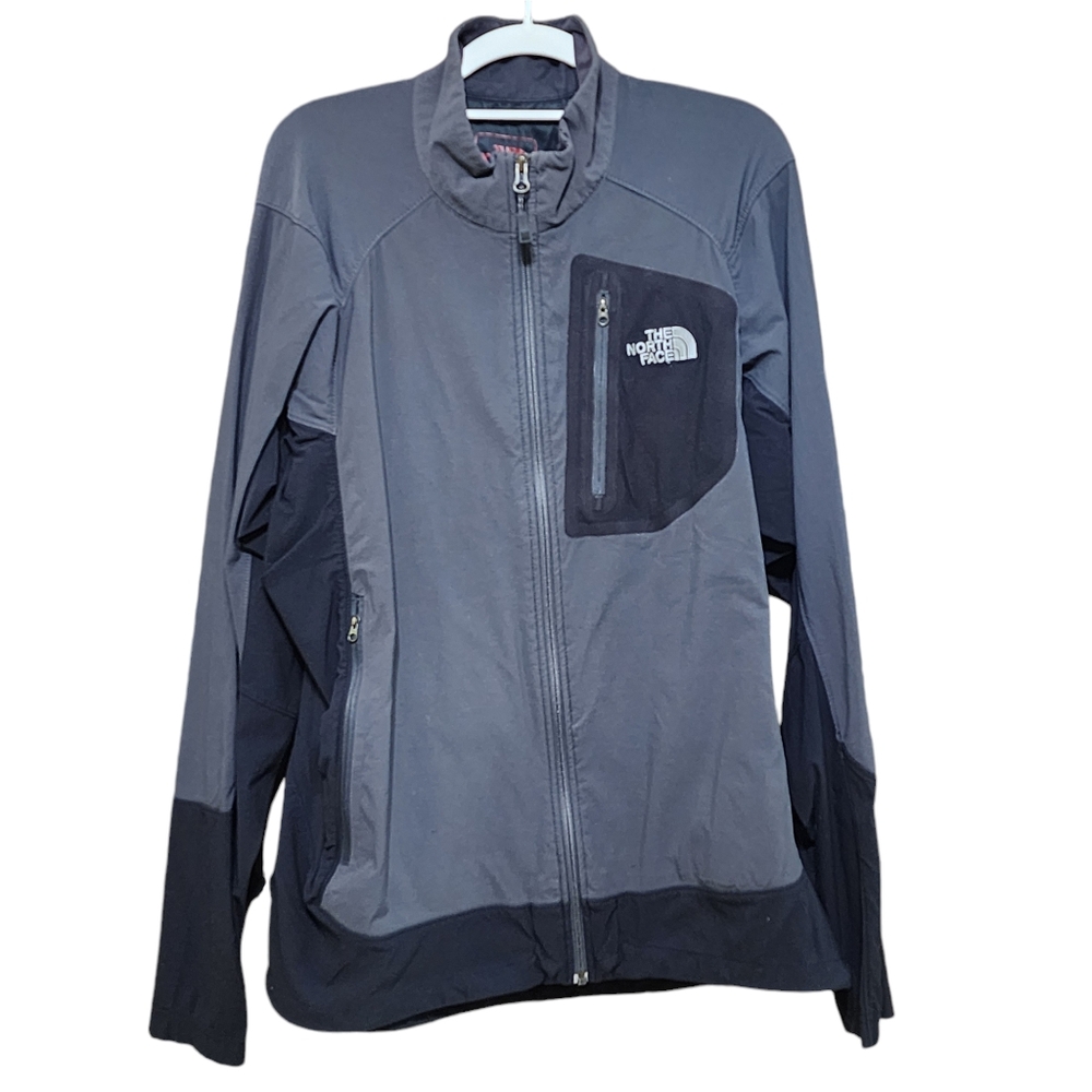 The North Face Summit Series Full Zip Jacket Mens XL Gray Black